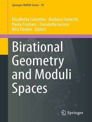 cover image of Birational Geometry and Moduli Spaces